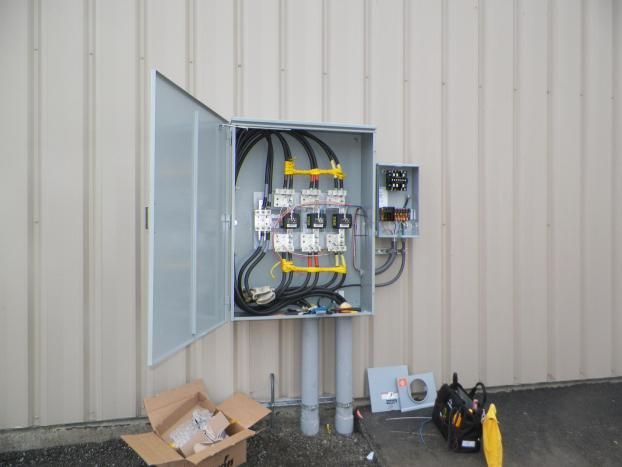 A recent industrial electric contractors job in the  area